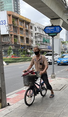 Bicycling in Bangkok